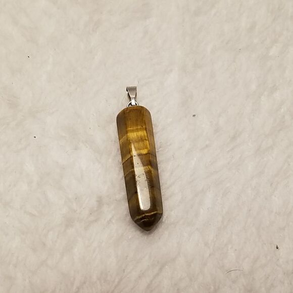 Tigerseye Crystal Pendant  - Picture 1 of 2